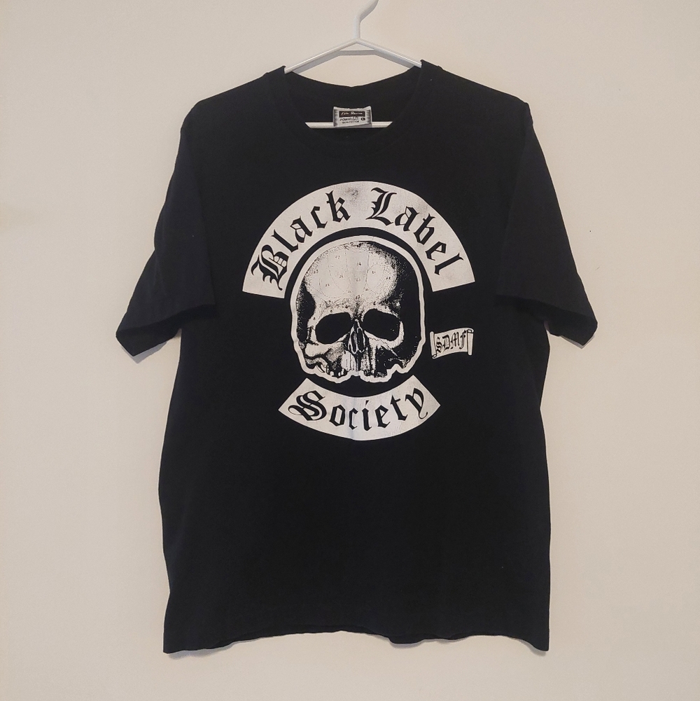 Black Label Society Short Sleeved Graphic Band T-shirt The Roxx EUC Size L